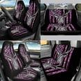 thumbnail image 3 of KUIFORTI Camo Flag Deer Car Seat Covers Full Set Set 12 Pcs Auto Seat Belt Cover Car Steering Wheel Cover Wristlet Keychain Auto Center Console Pad for Cars Sedans and SUVs, 3 of 7