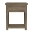 thumbnail image 3 of Home Square Wood Accent Table in Knotty Gray Oak - Set of 2, 3 of 11