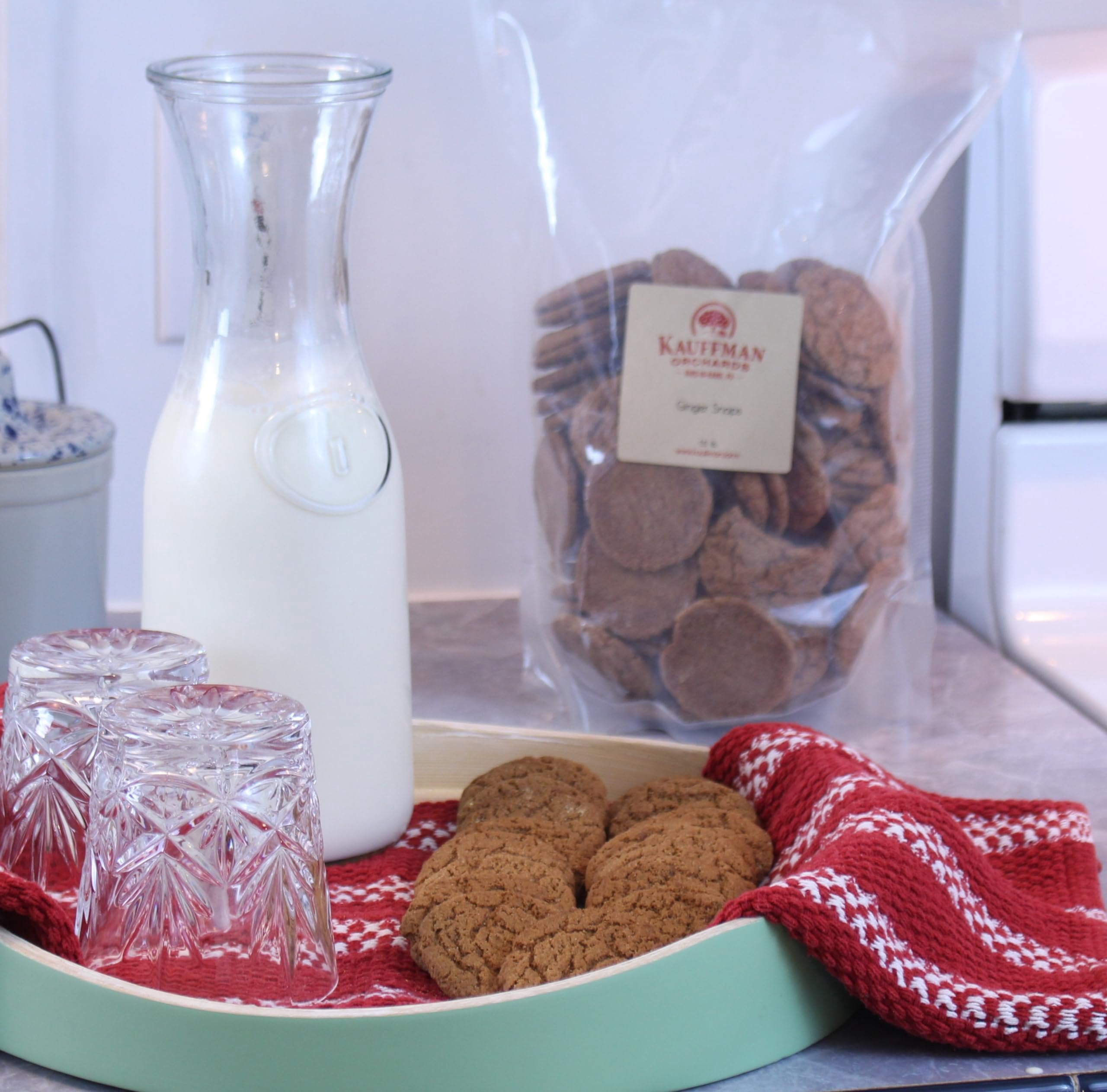 Kauffman Orchards Ginger Snap Cookies, Bulk 3.5 Pound Bag