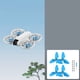 thumbnail image 2 of Repuestos de Repuesto para Ventilador de Ala de Peso Ligero con Aspas para Dron para NEO, Accesorio para NEO, Paletas Coloridas, Color Azul, 2 of 10