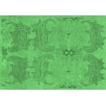 thumbnail image 1 of Ahgly Company Indoor Rectangle Abstract Emerald Green Modern Area Rugs, 8' x 12', 1 of 4
