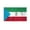 3x5 ft Nylon Flag, variant on AGAS Equatorial Guinea Flag 4x6 inch - 11" Plastic Pole 100% Polyester Stitched Edges Equatorial Guinean National Mini Flag on a Stick