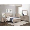 thumbnail image 2 of Lexicon Beechnut Contemporary Raised Panel Wood California King Bed in Natural, 2 of 4