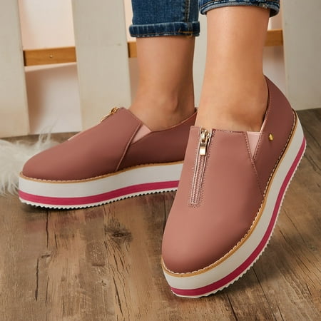 

Vedolay Dressy Casual Shoes Loafers For Women Wide Width Fashion Flat Shoes Classic Casual Shoes White 6.5