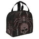 thumbnail image 2 of Easygdp Spider with Skull Bolsa Térmica Premium - Tela Oxford Impermeable, Gran Capacidad, Bolsillo Frontal, Unisex para Trabajo, Escuela, Actividades al Aire Libre y Picnics, 2 of 8