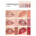 thumbnail image 5 of Kit de 6 bases de brillo labial de colores claros, lápiz labial hidratante, maquillaje de larga duración, 5 of 5