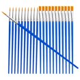 thumbnail image 1 of Professional Flat Paint Brushes For Acrylic Oil Watercolor Canvas Face Painting Detailing Outlining Filling Colors 60Pcs, 1 of 5