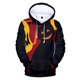 thumbnail image 1 of Sudaderas con capucha con estampado de lámpara de calabaza 3D para hombres, ropa de gran tamaño, abrigo divertido, Halloween, Carnaval, noche, moda de otoño, nuevo, 1 of 4