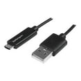 thumbnail image 2 of StarTech.com 1m / 3 Pieds USB to Micro USB Cable with LED Charging Light USB-M/M Câble de Charge USB - Câble de Chargeur USB (USBAUBL1M) - Câble USB - Type Micro-USB B (m) à USB (m) - 3.3 Pieds - Noir, 2 of 3