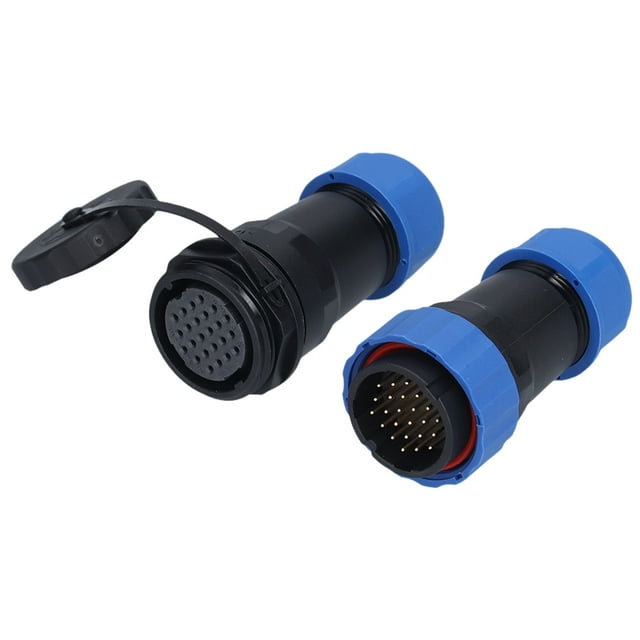 Enchufe de aviación IP68, resistente al agua, conector macho hembra, terminal de tope, 5 A, SP28