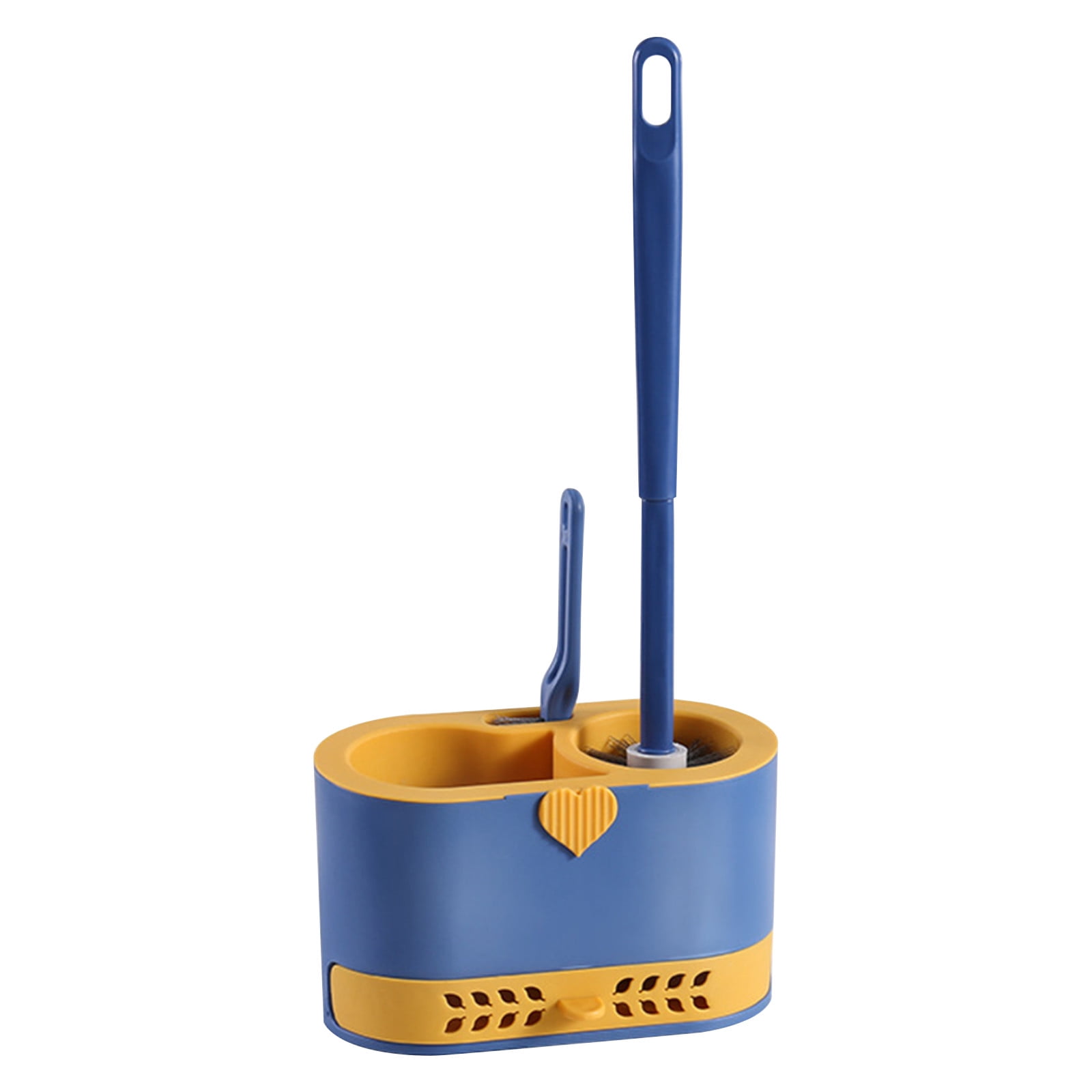 Toilet Brush and Holder Set with Drip Tray | Toilet Bowl Brush & Toilet Bowl Cleaner Brush Combo | Bathroom Cleaning Organizer | Strong Bristles | Easy Maintenance | Xuniizn