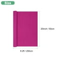thumbnail image 3 of Crepe Paper, 8.2ft x 20 Inch /250 x 50cm Soft Wide Crepe Paper Streamer Sheet, Decorative Craft Streamer [Rose Red], 3 of 7