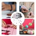 thumbnail image 4 of 300 cuentas redondas de cruz: cuentas espaciadoras de madera con forma de cruz para rosarios católicos, collares, pulseras, joyas, suministros de bricolaje., 4 of 6