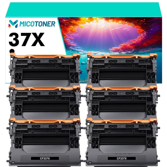 CF237X Compatible 37X Black Toner Cartridge for HP CF237A 37A 37X CF237X Work with Enterprise M607dn M608dn M608x M609x MFP M631 M632 M633 Printer Ink