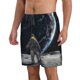 thumbnail image 2 of Fotbe Astronaut Standing In The Moon Trajes de Baño Estampados para Hombre, Shorts de Verano de Secado Rápido, Ropa de Playa, Bañadores-X-Large, 2 of 6