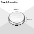 thumbnail image 2 of Uxcell Coin Dispenser Storage, Portable Change Sorter Aluminum Case, Silver Tone, 2 of 6