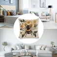 thumbnail image 3 of bee flowers leaves linen throw pillowcase decoration pillowcase gifting preferred 18x18 inch cushion cover 2 sets sofa pillowcase sofa bedroom living room car, 3 of 8