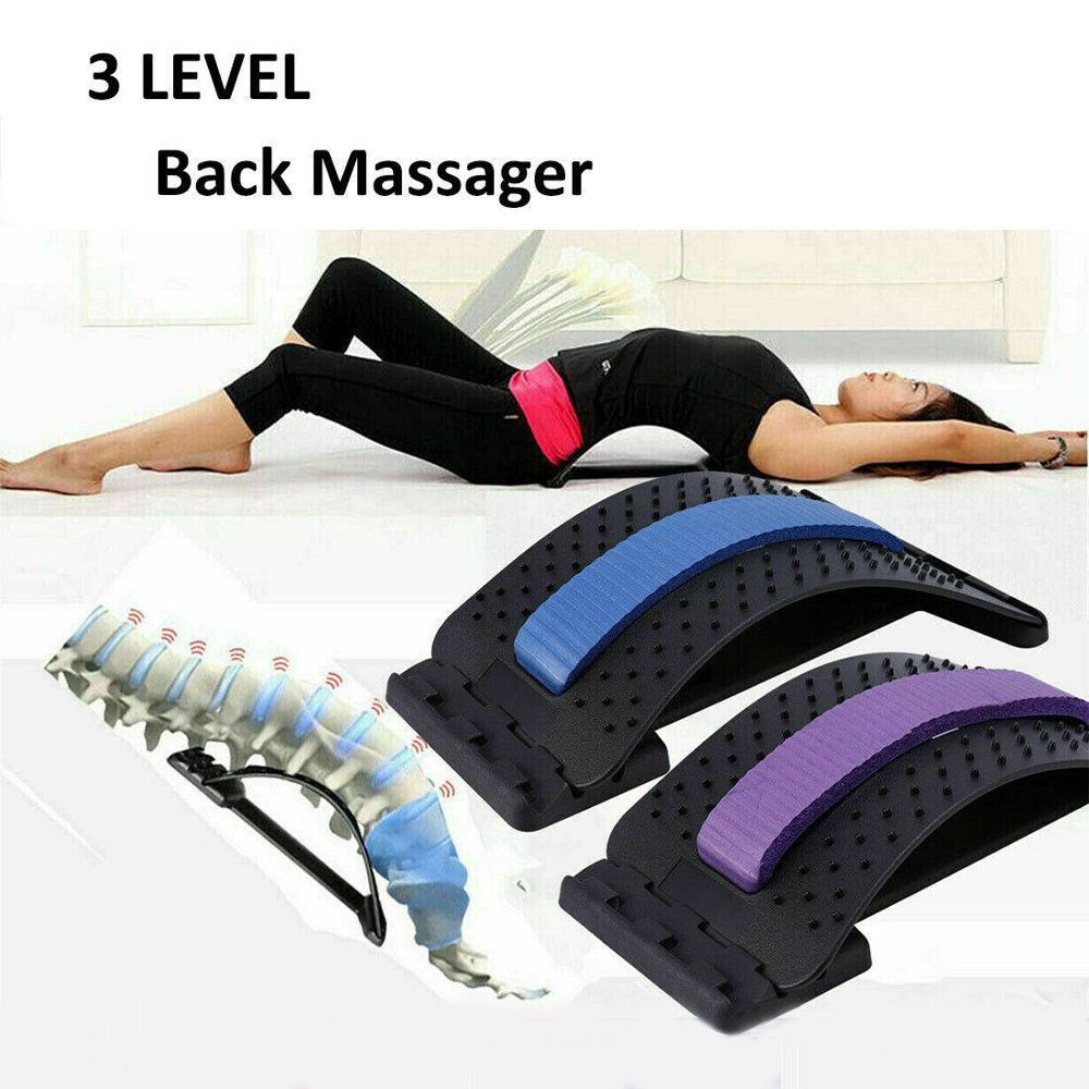 Magic Back Stretcher Lumbar Support,3 Adjustable Settings for Back Pain