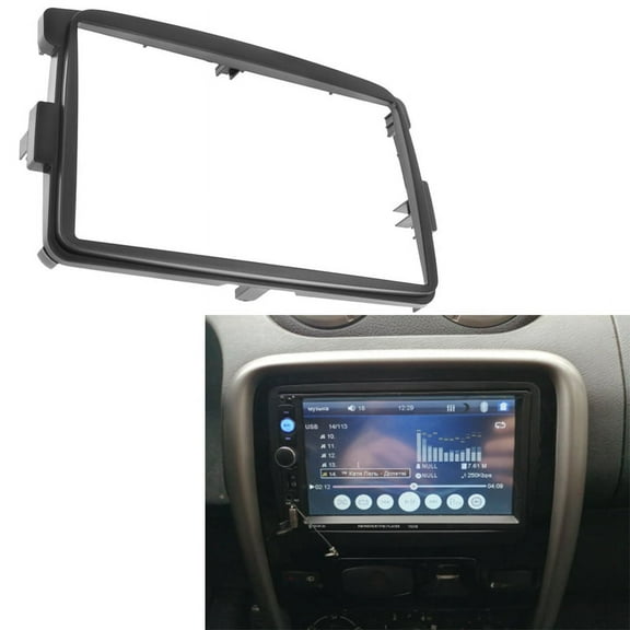 2Din Car Fascia for Duster Stereo Panel Dash Mount Installation DVD Frame Kit In-Dash