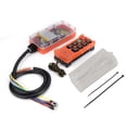 thumbnail image 3 of Controlador remoto industrial 1 transmisor + 1 receptor controlador remoto industrial inalámbrico a prueba de agua IP65 con 8 botones para grúas industriales, 3 of 8