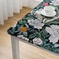 thumbnail image 4 of HAOXIT  Fall Tablecloth, Handblock Floral Table Cloth Linen for Kitchen Dining I Parties Wedding Outdoors Christmas Thanksgiving I Fall Home Decor white, 4 of 7
