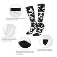 thumbnail image 3 of Honeii Panda Print Long Socks,Novelty Design Socks Gift for Men and Women,Crew Socks,Calf Socks, 3 of 6