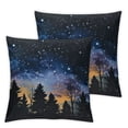 thumbnail image 2 of Acheng Starry Divination Exquisite Throw Pillow Covers - Perfect Decorative Set for Living Room，2pcs White, 2 of 6