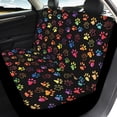 thumbnail image 4 of Pzuqiu Car Seat Covers Breathable Polyester, Compatible with Vehicle Seats Sedan Seats, for Sedans Cars, Paw prints, 4 of 10