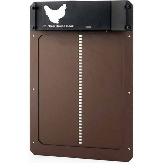Abridor automático de puertas de gallinero con sensores de luz y magnéticos para el hogar