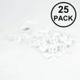 thumbnail image 7 of Novelty Lights SPT-1 Female Vampire Socket, 25 Pack White, Simple Slide-On Back, 8 Amp Rating for Indoor or Outdoor Use, Polarized Power Connector for Christmas Lights, 7 of 7