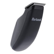 Barbasol Touch Up Beard Trimmer for Men w/ Stainless Steel Blades and 3 Guide Combs, Black