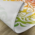 thumbnail image 5 of Ambesonne Rasta Place Mats Set of 4, Colorful Lion Portrait, Standard Size, Fern Green Orange, 5 of 6