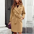 thumbnail image 2 of Vedolay Women Coats Winter 2023 Fashion Winter Coat Fall Coat Jacket Khaki,S, 2 of 2