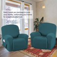 thumbnail image 2 of Stretch Recliner Slipcovers Durable Soft High Stretch Jacquard Sofa Furniture Cover Form Fit Stretch Stylish Recliner Cover/Protector (2 Pack Recliner, Deep Teal), 2 of 7