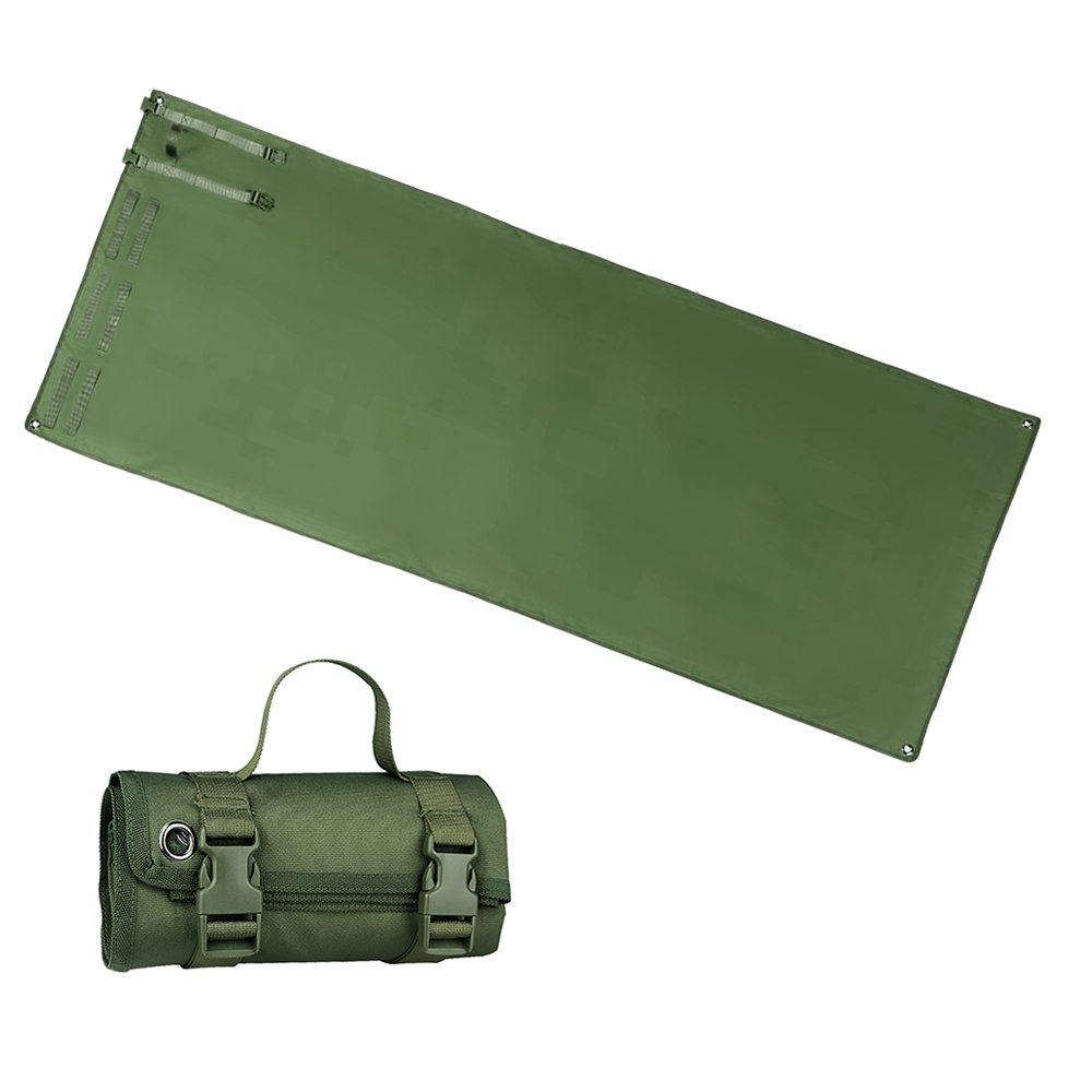 Outdoor Rollup Canvas Mat Advanced Molle Camping Picnic Training Mat