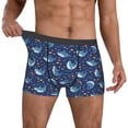 thumbnail image 2 of Kdxio Men's Boxer Briefs with Cartoon Sharks2 Print - Comfortable and Breathable Underwear for Everyday Wear, 2 of 7