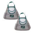 thumbnail image 1 of Oleegame 2 Pcs Sac de Rangement pour Produits Ménagers Fruits et Légumes Sac Double en Maille Sac Pliable Sac de Courses Sac Réutilisable Sac de Rangement Recyclé Sac Double, 1 of 8