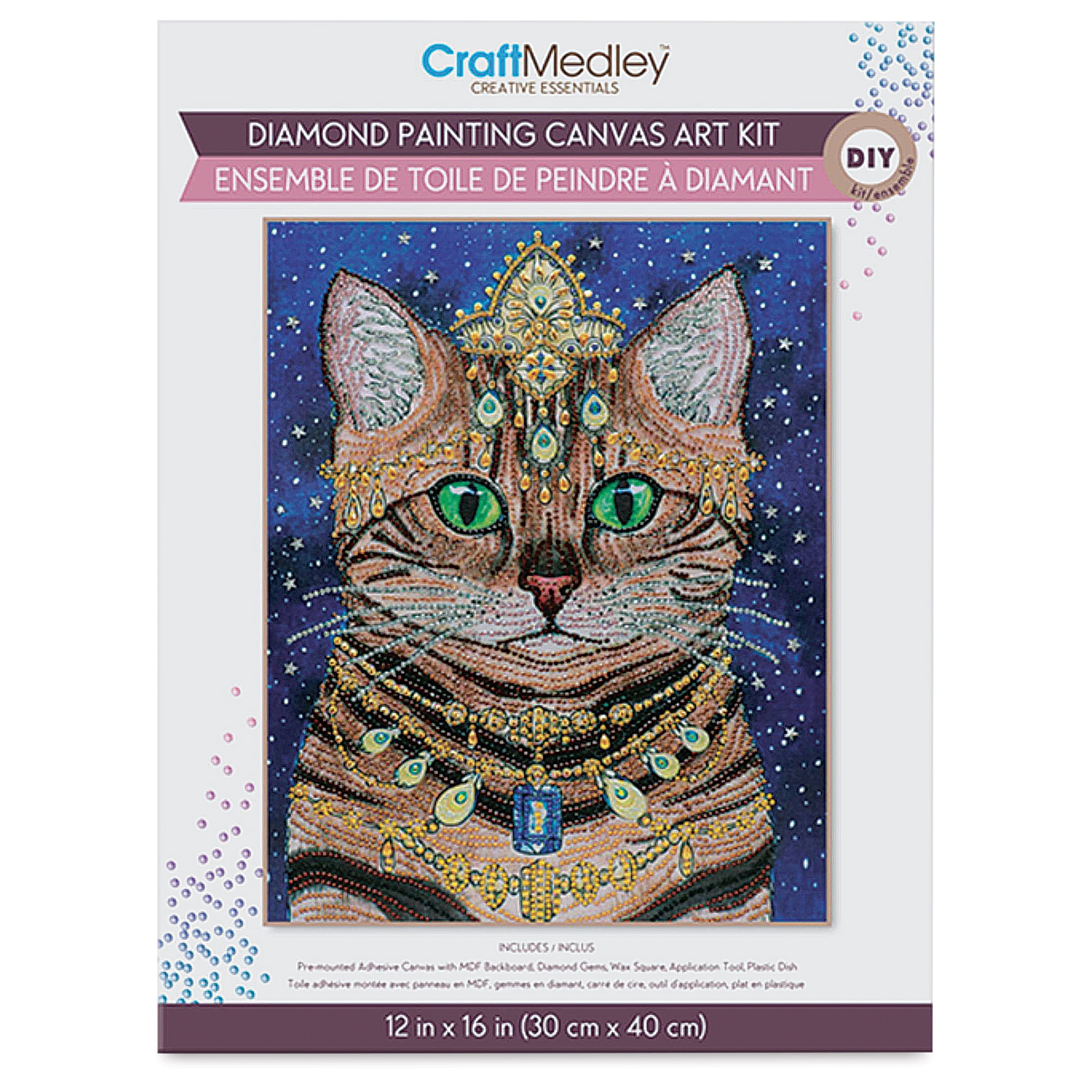 Craft Medley Cat Diamond Painting Art Kit
