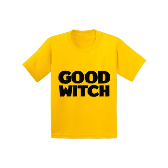 Awkward Styles Good Witch Youth Shirt Halloween Witch Tshirt Funny Halloween Shirts for Kids Dia de los Muertos T Shirt Halloween Themed Holiday Shirts Day of the Dead Gifts Trick or Treat Gifts