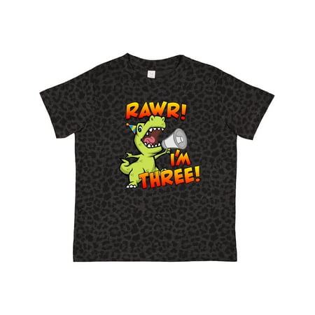 

Inktastic Rawr I m Three Dinosaur Gift Toddler Boy or Toddler Girl T-Shirt