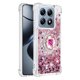 thumbnail image 2 of Funda para Xiaomi 14T 5G con Brillo Líquido Flotante, Purpurina, Parachoques y Anillo Giratorio Soporte, 2 of 5