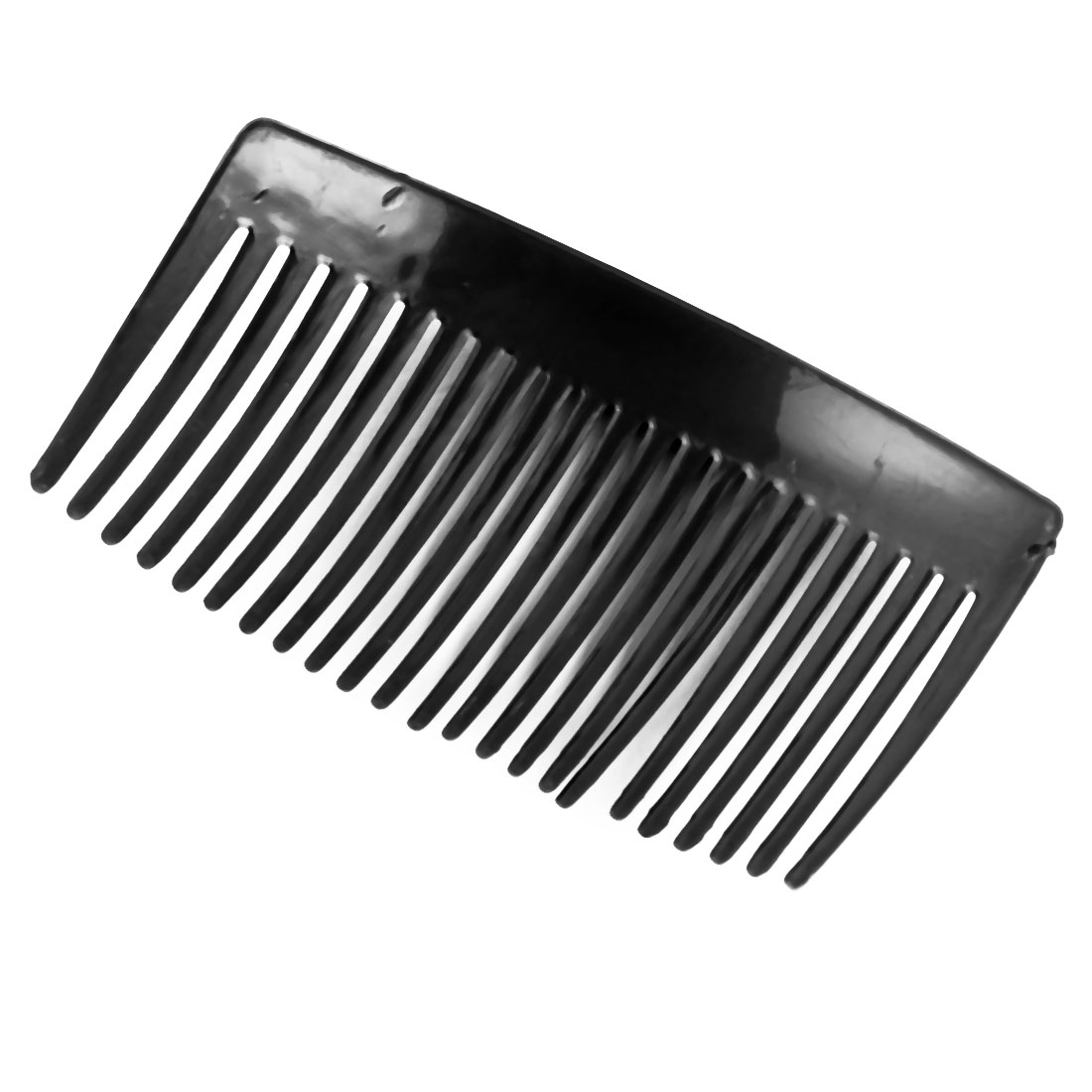 Unique Bargains Women Plastic Handmade 23 Tooth Hair Comb Clip DIY Jewelry Black 8 Pcs