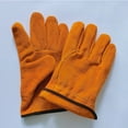 thumbnail image 3 of Apuakthei Guantes de Conductor de Cuero Cortos de Cuero Completo para Conductor Soldadura eléctrica Corta sin Forro Verano Transpirable, 3 of 5