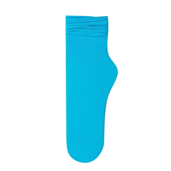 iOPQO 10 Pairs Women Crew Socks, Comfortable Socks for Women, Casual Socks for Women, Cute Crew Socks, Ankle Crew Socks Women, Blue 1 One Size