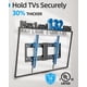 thumbnail image 2 of Soporte de pared inclinable para TV de alta resistencia con certificación UL para televisores grandes de 37 a 82 pulgadas, soporte de TV inclinable delgado de hasta 24 pulgadas y 132 libras, soporte d, 2 of 5