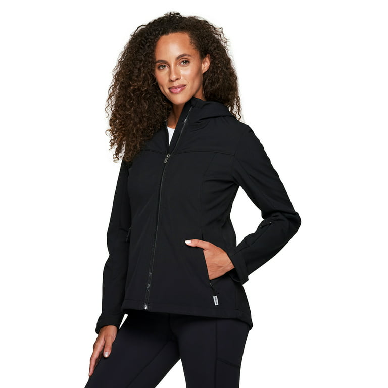 Avalanche Women's Fleece Lined Hoodie Soft Shell Jacket With Zipper Pockets