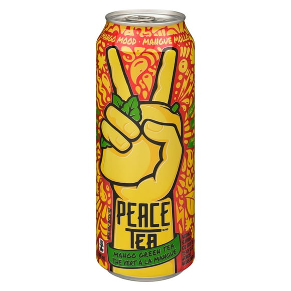 Cannettes de Peace Tea  Mangue Mollo, 695 mL 695 mL