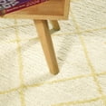 thumbnail image 4 of Geometric Washable Cotton Bath Rug Yellow, Elias, 4 of 11