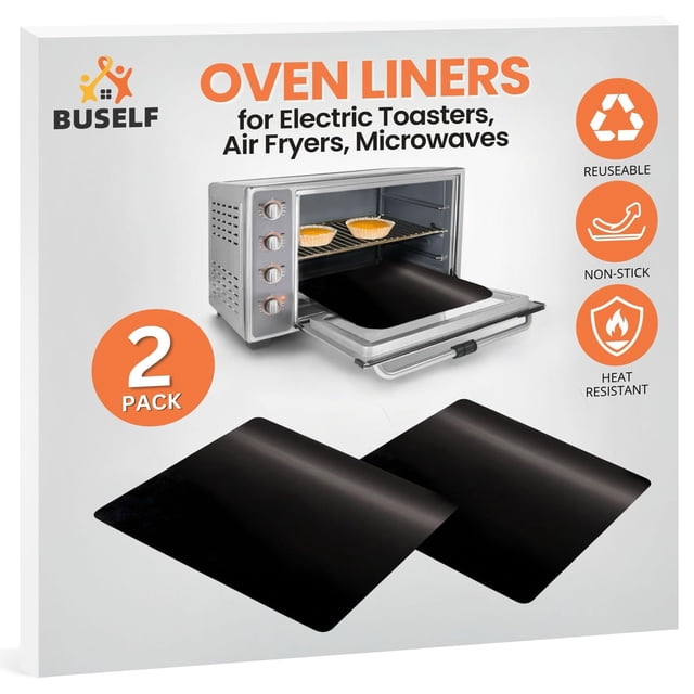 Buself Rejilla para horno tostador 9x11" antiadherente, paquete de 2