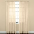 thumbnail image 2 of Collections Etc Stylemaster Elegance Sheer Voile, 60" X 84" | Panel, Gold, 2 of 3